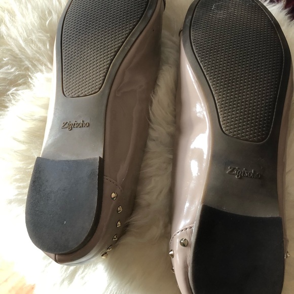 Size 9 Zigisoho tan flats - Picture 6 of 7